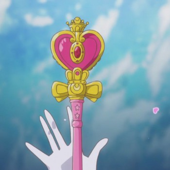 Спиральный Лунный Жезл Сердца в аниме Sailor Moon Crystal III