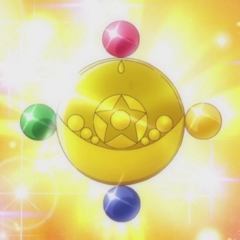 Брошь для перевоплощения Усаги в Сейлор Мун в аниме Sailor Moom Crystal